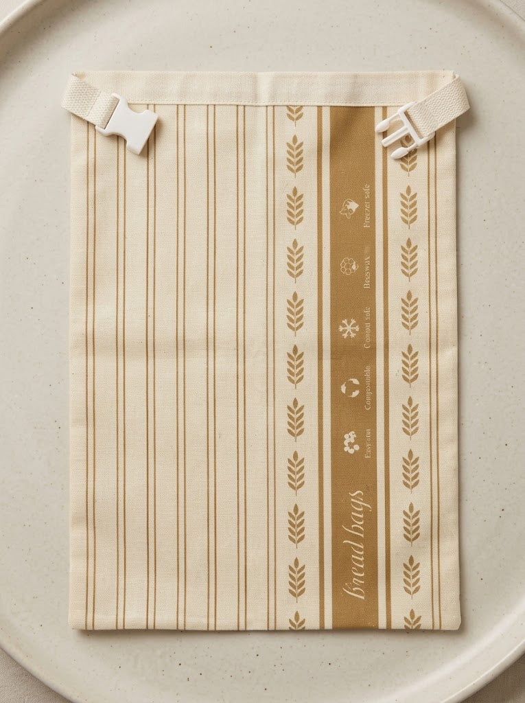 Bienenwachs-Brotbeutel aus Baumwolle von Orvena (KI-generiert)
